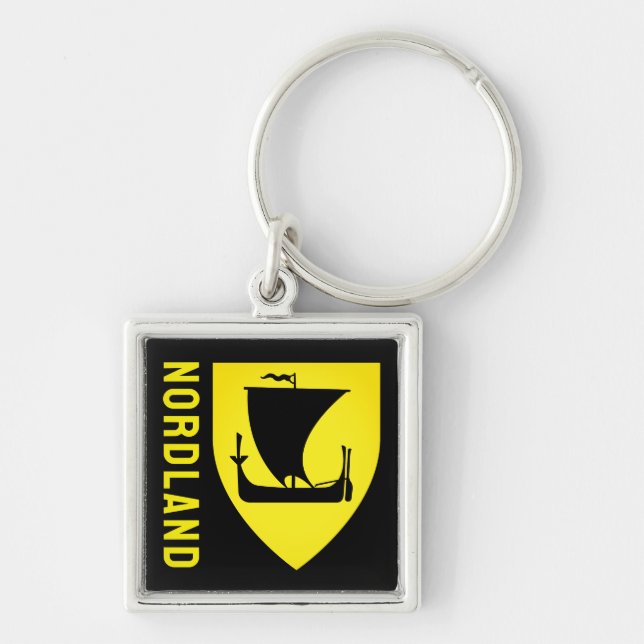 Nordland fylke coat of arms - NORWAY Key Ring (Front)