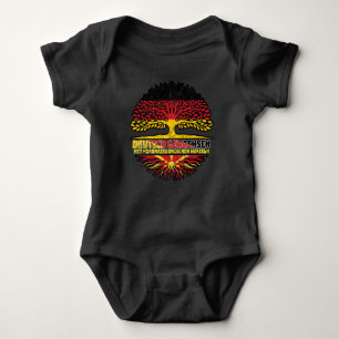 Nordmazedonien Nordmazedonisch Deutsch Deutschland Baby Bodysuit
