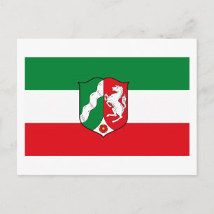 Nordrhein Westfalen Flag Postcard