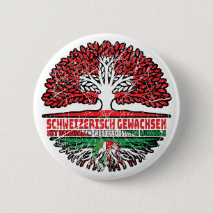 Nordrhein-Westfalen Schweizer Schweiz Wurzeln 6 Cm Round Badge
