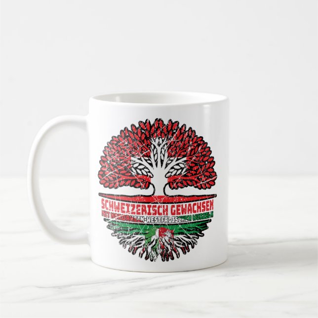 Nordrhein-Westfalen Schweizer Schweiz Wurzeln Coffee Mug (Left)