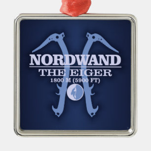 Nordwand "The Eiger" Metal Tree Decoration