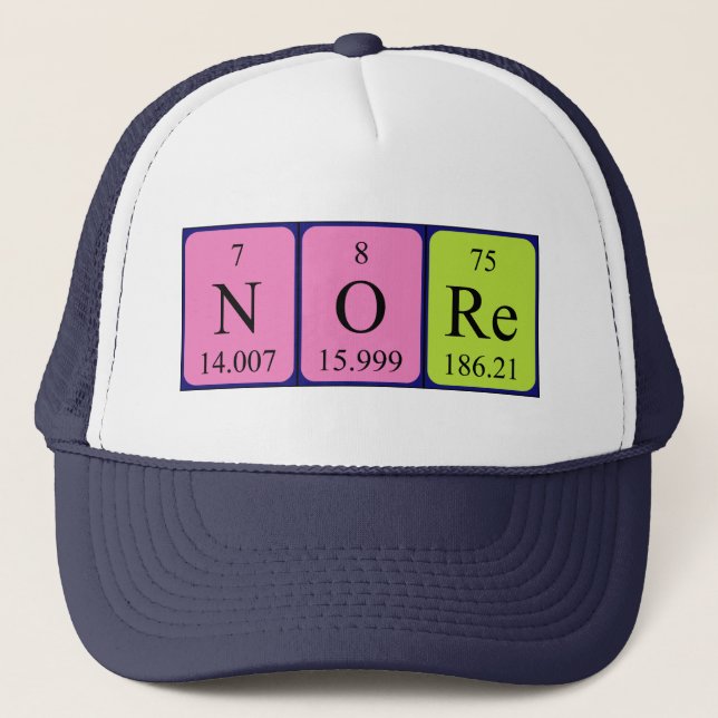 Nore periodic table name hat (Front)
