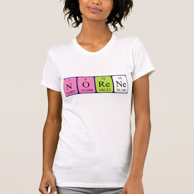 Norene periodic table name shirt (Front)