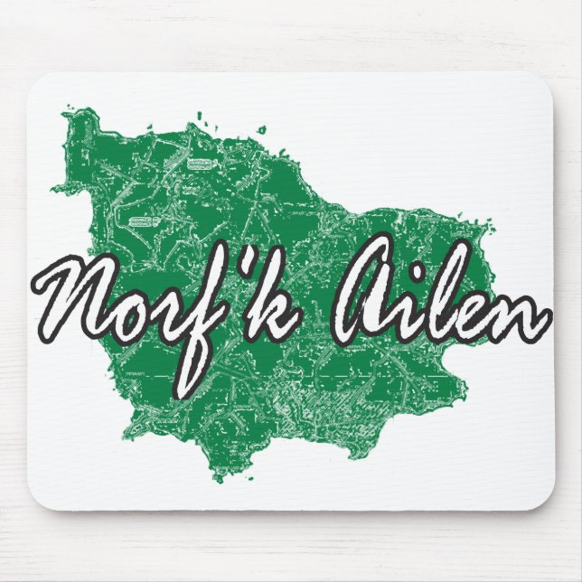 Norf'k Ailen Mouse Pad (Front)