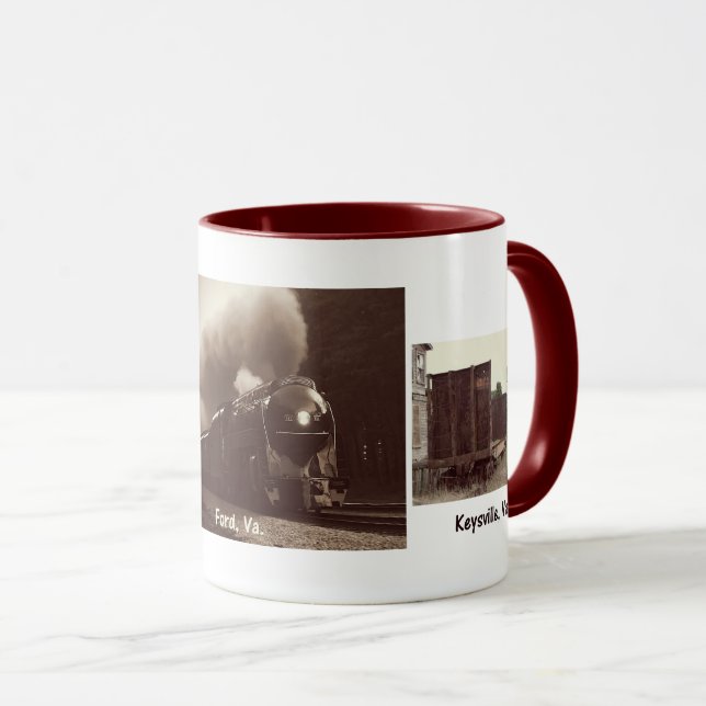 Norfolk and Western 611-The Spirit of Roanoke Mug (Front Right)
