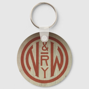 Norfolk and Western Railway Logo Key Chain