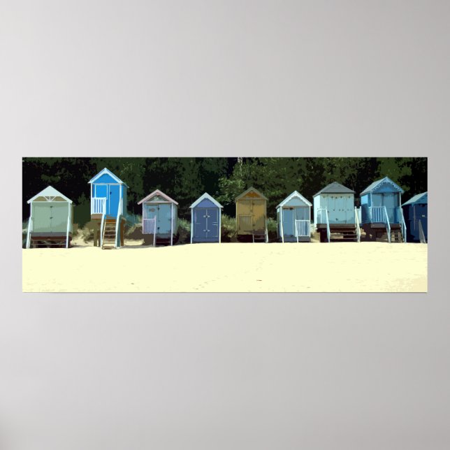 NORFOLK BEACH-HUTS 2 POSTER (Front)