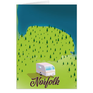 Norfolk Caravan map