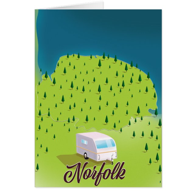 Norfolk Caravan map (Front)