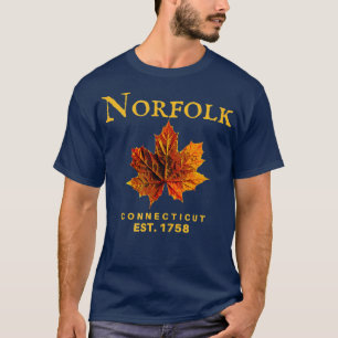 Norfolk CT  Connecticut Autumn  T-Shirt