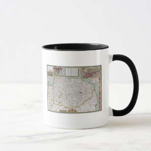 Norfolk, engraved by Jodocus Hondius Mug