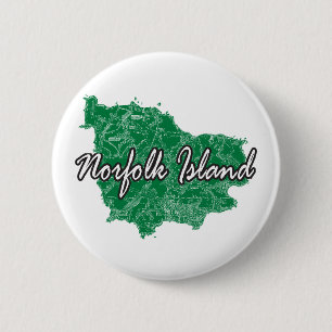 Norfolk Island 6 Cm Round Badge