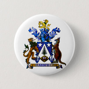 Norfolk Island COA 6 Cm Round Badge