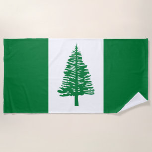 Norfolk Island flag Beach Towel
