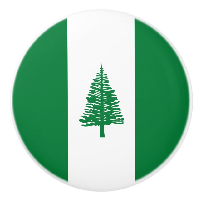 Norfolk Island Flag Ceramic Knob (Front)