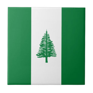 Norfolk Island Flag Ceramic Tile