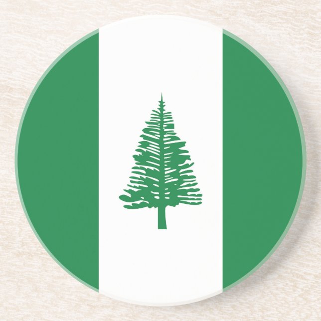 Norfolk Island flag Coaster (Front)