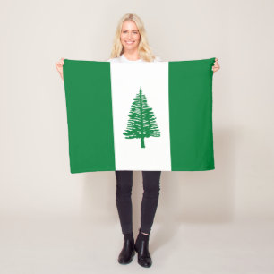 Norfolk Island Flag Fleece Blanket