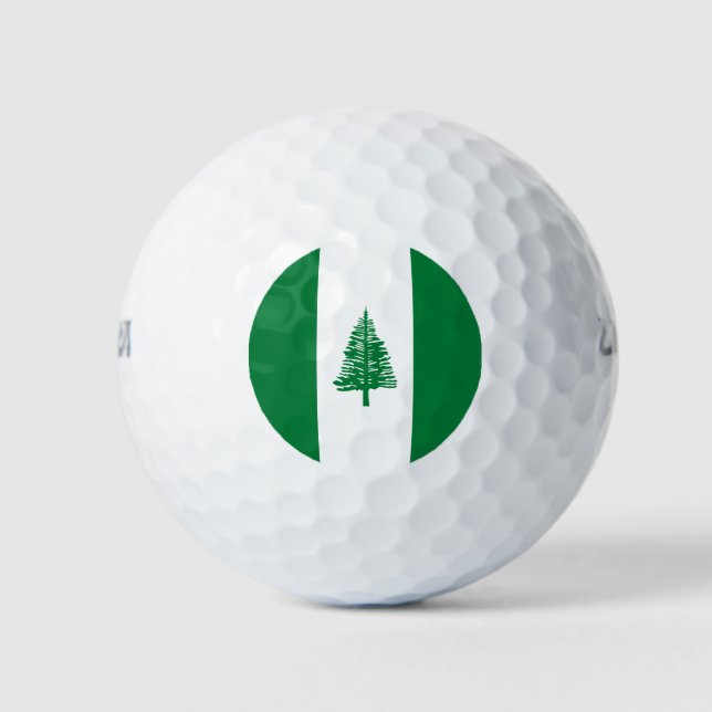 Norfolk Island Flag Golf Balls (Front)
