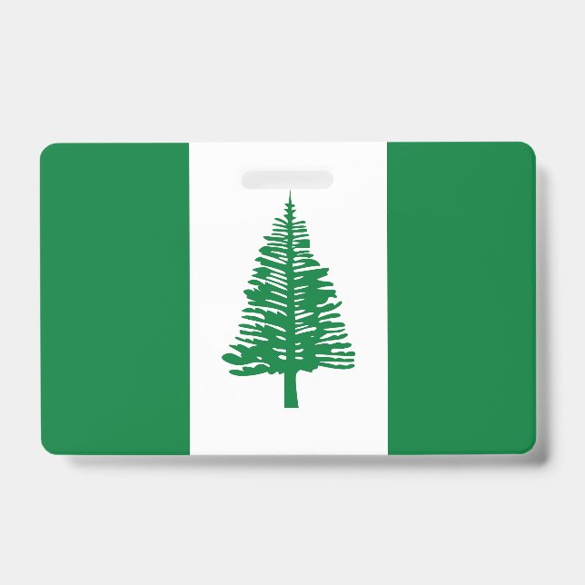 Norfolk Island flag ID Badge (Front)