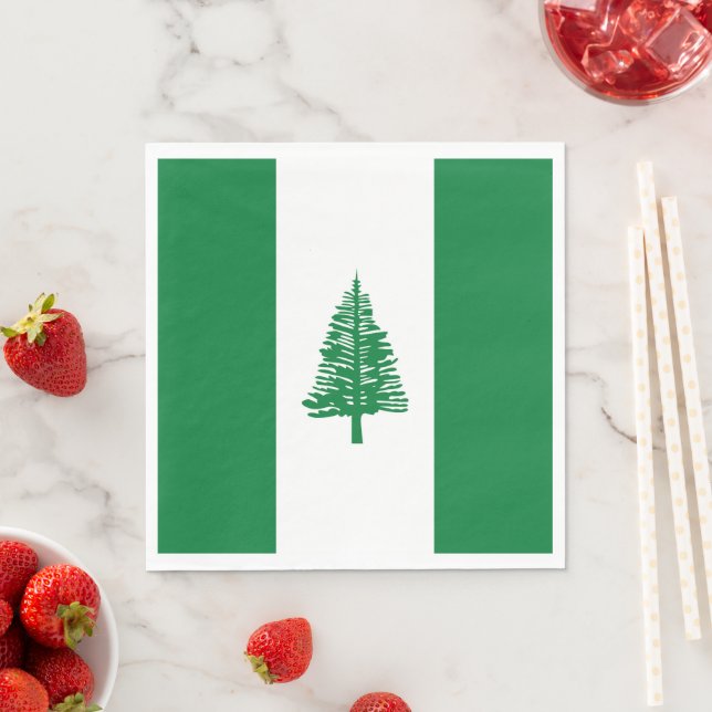 Norfolk Island flag Napkin (Insitu)