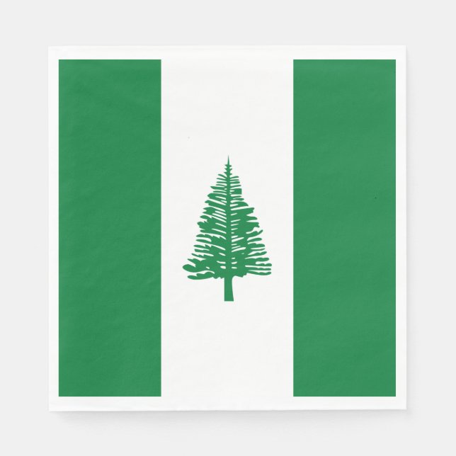 Norfolk Island Flag Napkin (Front)
