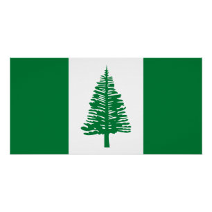 Norfolk Island Flag Poster