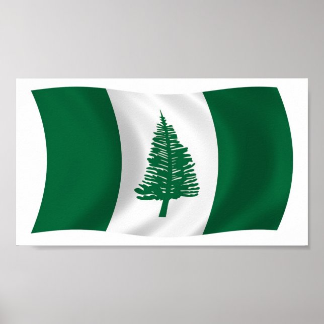 Norfolk Island Flag Poster Print (Front)