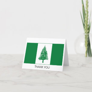 Norfolk Island Flag Thank You Card
