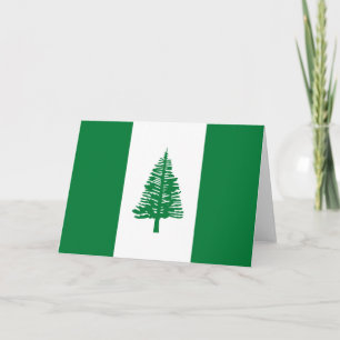Norfolk Island flag Thank You Card