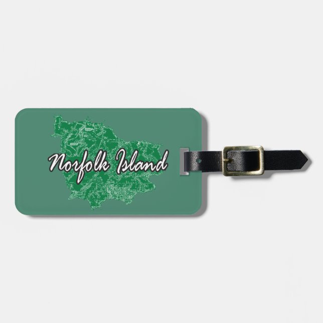 Norfolk Island Luggage Tag (Front Horizontal)