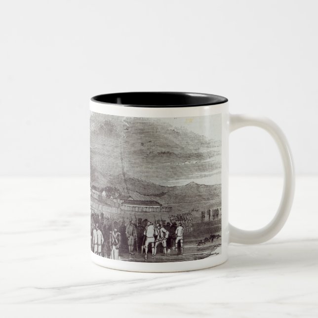 Norfolk Island Two-Tone Coffee Mug (Right)