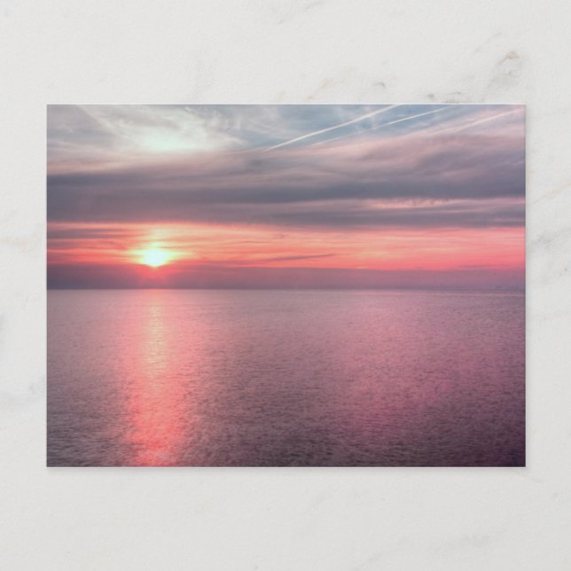 Norfolk summer sunset postcard (Front)