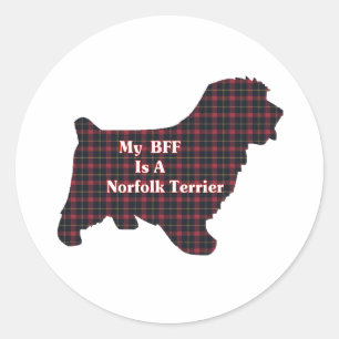 Norfolk Terrier BFF Sticker