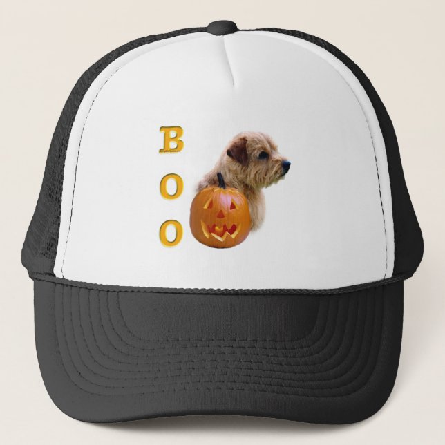 Norfolk Terrier Boo Trucker Hat (Front)