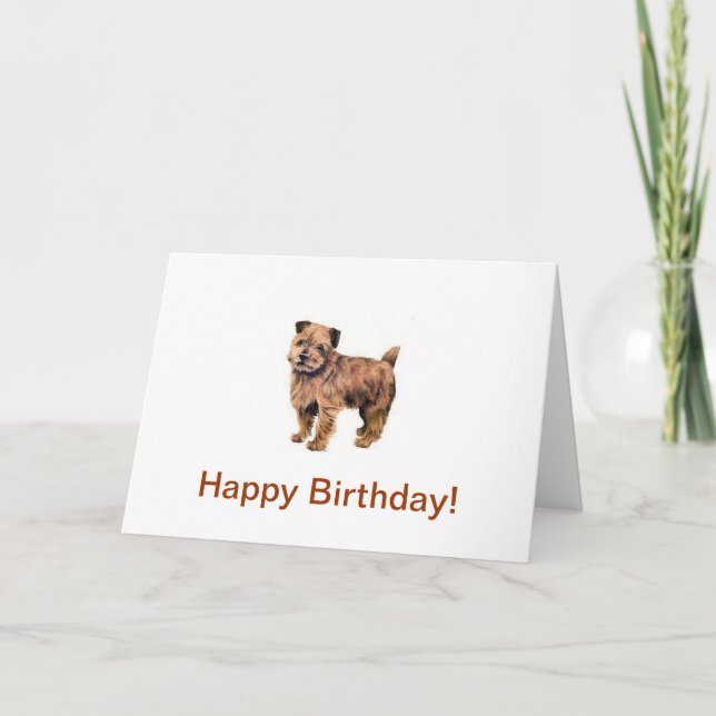 Norfolk Terrier Card (Front)