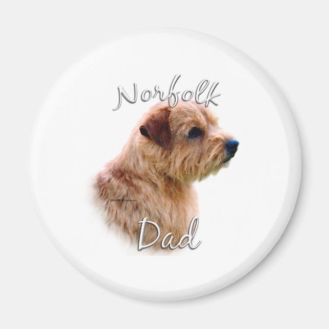 Norfolk Terrier Dad 2 Magnet (Front)