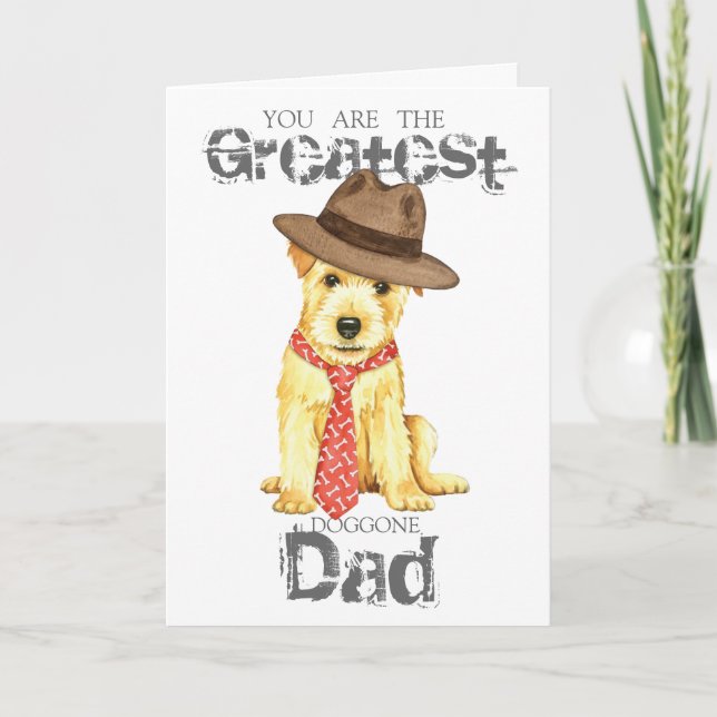 Norfolk Terrier Dad Card (Front)