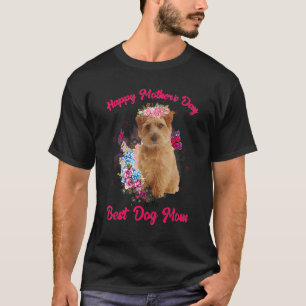 Norfolk Terrier Flower Happy Mother's Day To The B T-Shirt