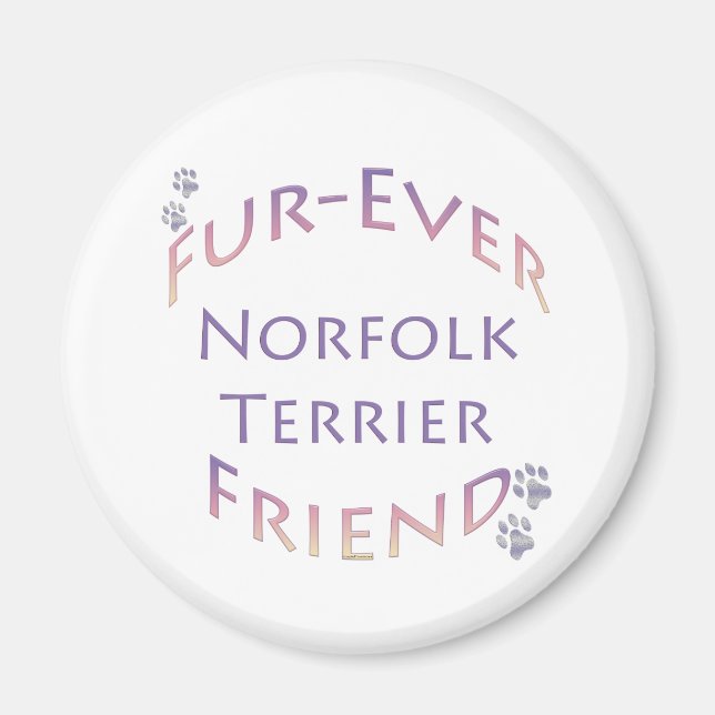 Norfolk Terrier Furever Magnet (Front)