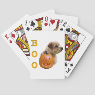 Norfolk Terrier Halloween Boo Playing Cards