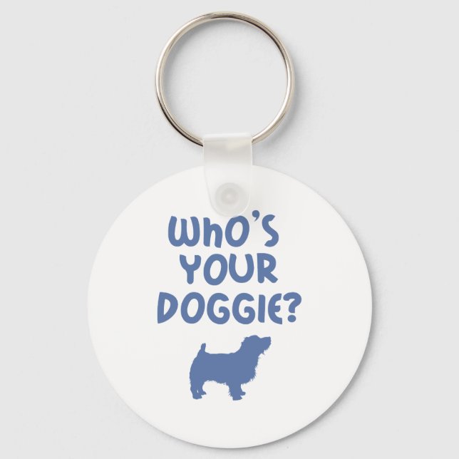 Norfolk Terrier Key Ring (Front)