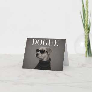Norfolk Terrier Luxury Dog Thank You Card