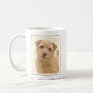 Norfolk Terrier Painting - Cute Original Dog Art Coffee Mug