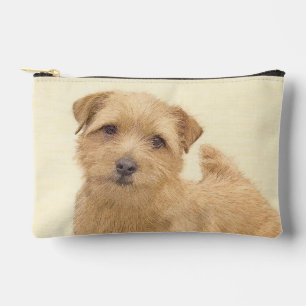 Norfolk Terrier Painting Cute Original Pet Dog Art Accessory Pouch