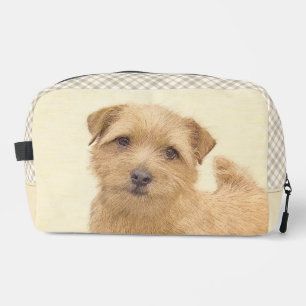 Norfolk Terrier Painting Cute Original Pet Dog Art Dopp Kit