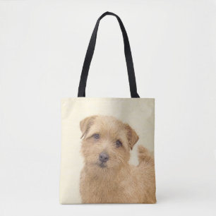 Norfolk Terrier Painting - Original Dog Art Tote Bag