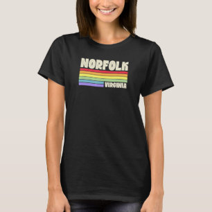 Norfolk Virginia Pride Rainbow Flag Gay Pride Merc T-Shirt