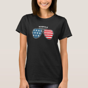 Norfolk Virginia Va Us Cities America 4th Of July T-Shirt
